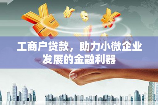 纳溪工商户贷款,助力小微企业发展的金融利器 纳溪工商户贷款,助力小微企业发展的金融利器