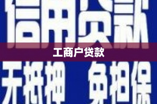 纳溪工商户贷款