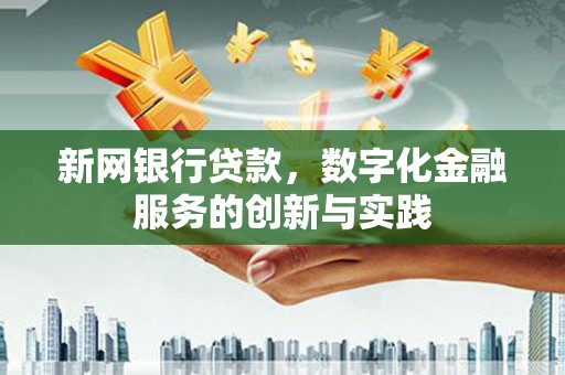 纳溪新网银行贷款，数字化金融服务的创新与实践