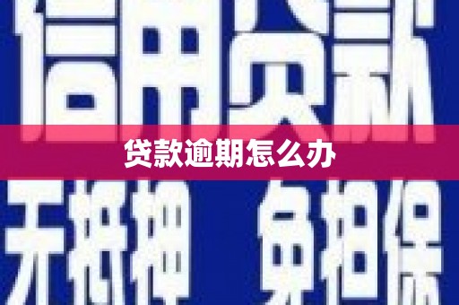纳溪贷款逾期怎么办