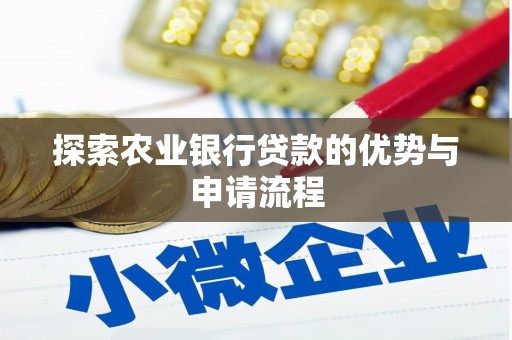 纳溪探索农业银行贷款的优势与申请流程