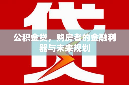 纳溪公积金贷，购房者的金融利器与未来规划