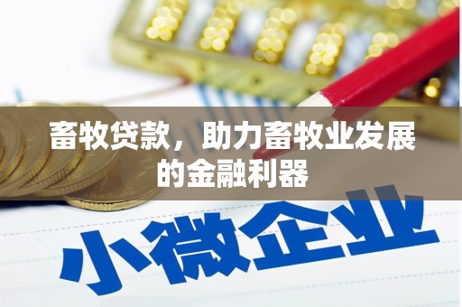 纳溪畜牧贷款，助力畜牧业发展的金融利器