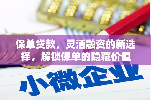 纳溪保单贷款，灵活融资的新选择，解锁保单的隐藏价值