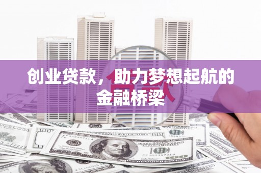 纳溪创业贷款，助力梦想起航的金融桥梁