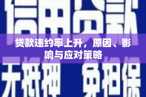 纳溪贷款违约率上升，原因、影响与应对策略