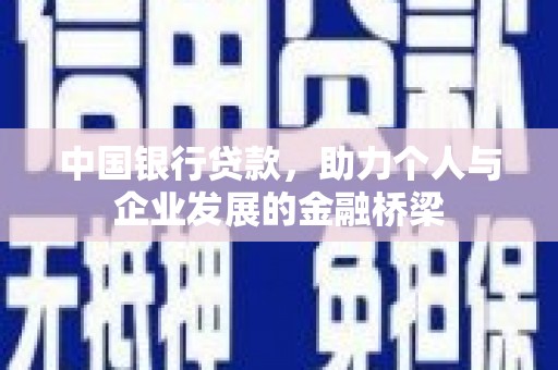 纳溪中国银行贷款，助力个人与企业发展的金融桥梁