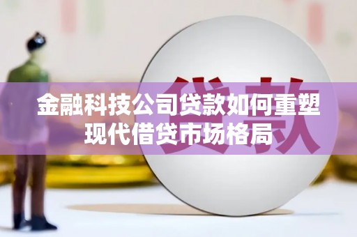 纳溪金融科技公司贷款如何重塑现代借贷市场格局