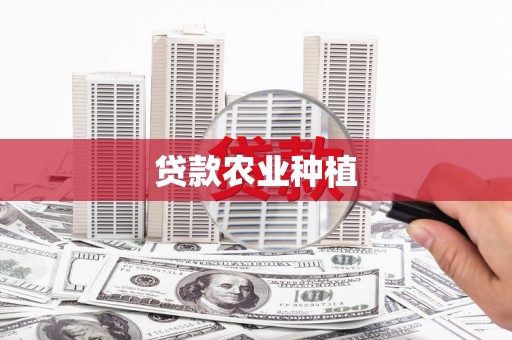 纳溪贷款农业种植