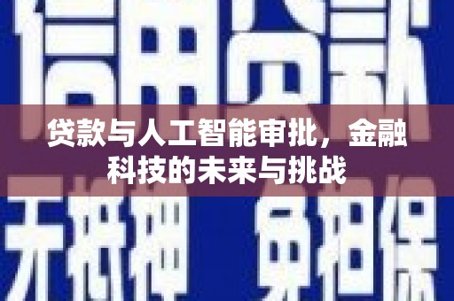 纳溪贷款与人工智能审批，金融科技的未来与挑战