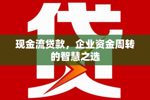 纳溪现金流贷款，企业资金周转的智慧之选