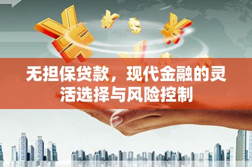 纳溪无担保贷款，现代金融的灵活选择与风险控制