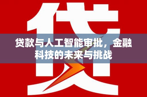 纳溪贷款与人工智能审批，金融科技的未来与挑战