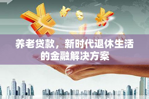 纳溪养老贷款，新时代退休生活的金融解决方案
