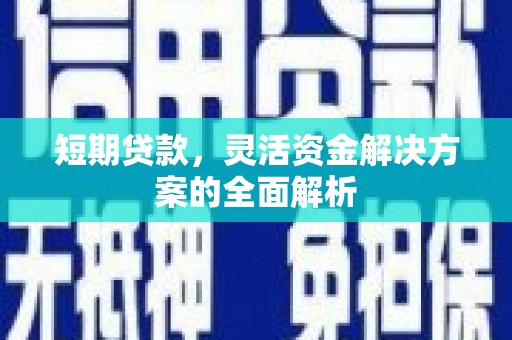 纳溪短期贷款，灵活资金解决方案的全面解析