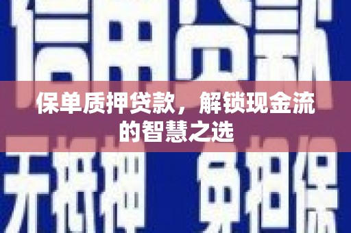 纳溪保单质押贷款，解锁现金流的智慧之选