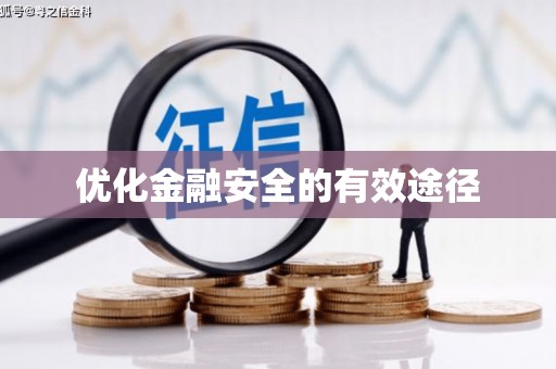 纳溪优化金融安全的有效途径